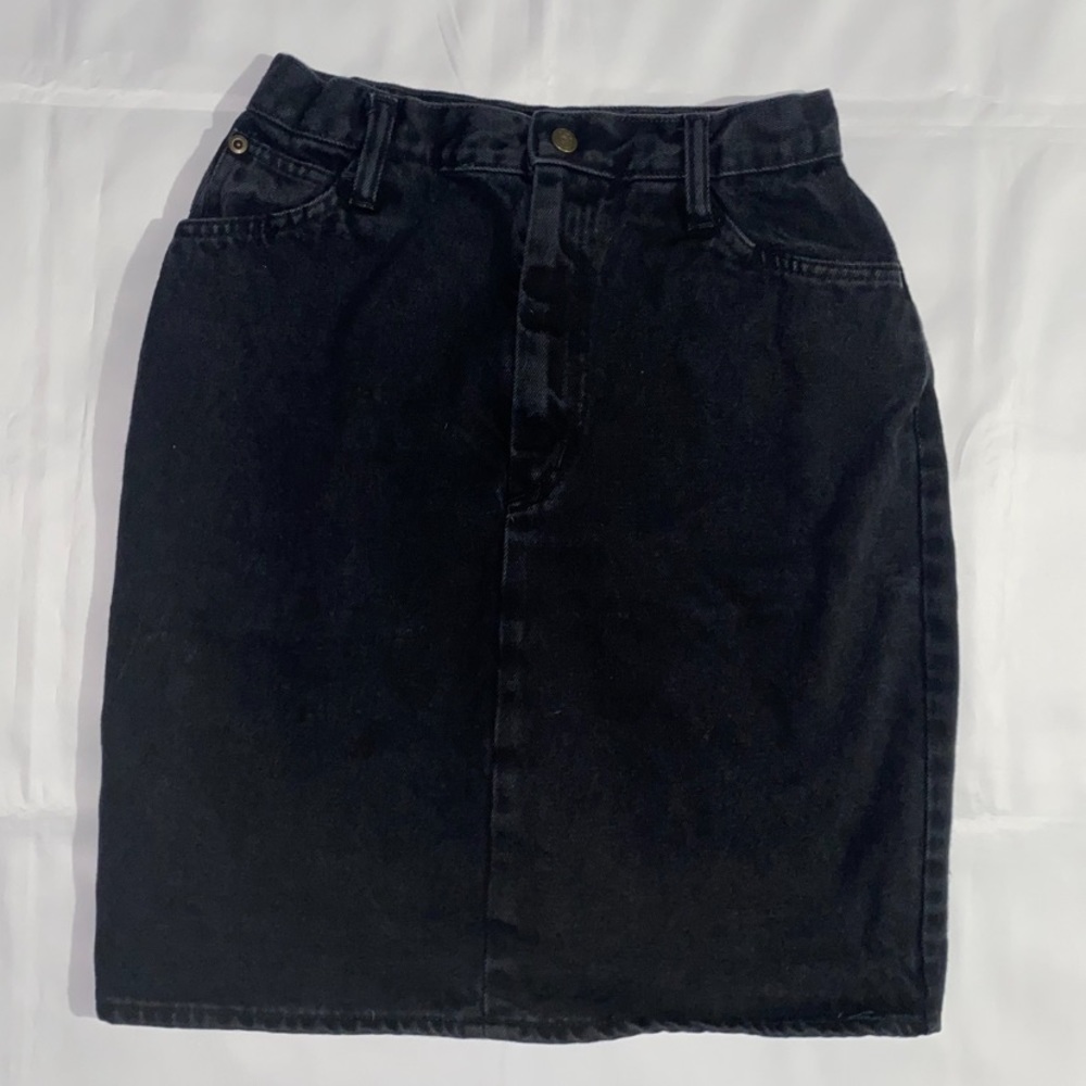 Vintage Stuffed Shirt Jeanswear Denim Midi Skirt